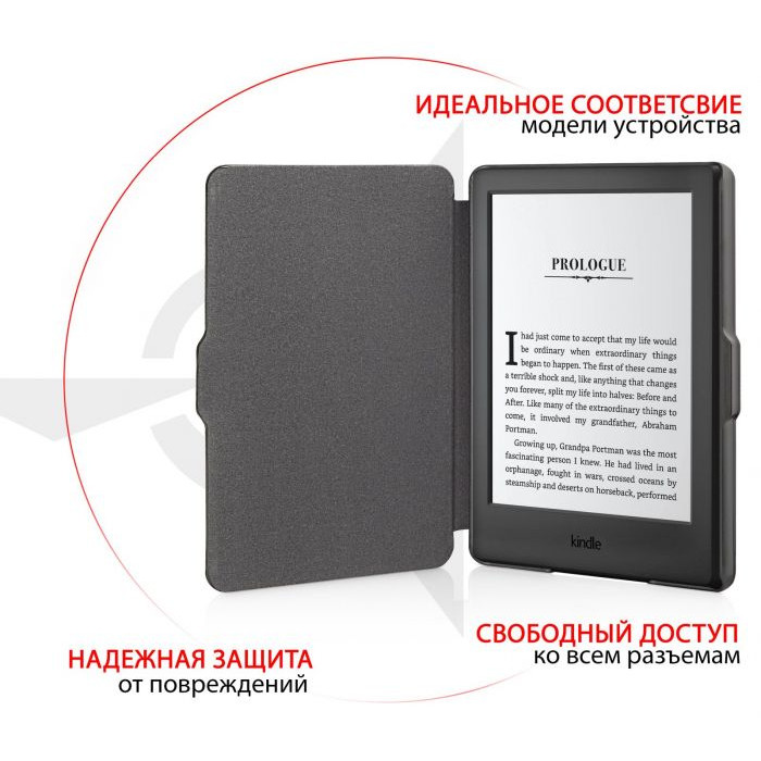 Обкладинка AIRON Premium для Amazon Kindle 6 (2016)/ 8 / touch 8 Black